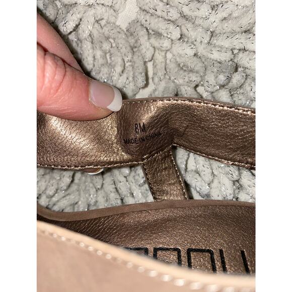 Moda Leather Strap Heels Women's Size 8M - Picture 6 of 6